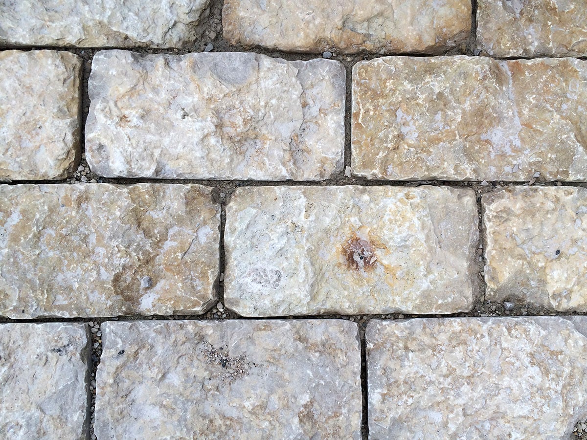 Rustic Gold Tumbled Pavers